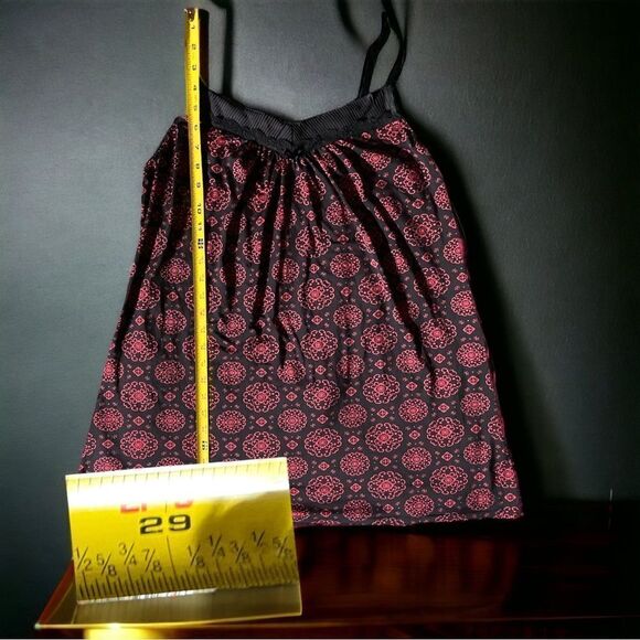 APT 9 Intimates l Sleeveless l PJ Top l Black & Red l Adjustable straps l L  EUC - Picture 4 of 10